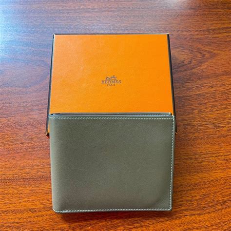 hermes mens wallet blue|authentic hermes wallets.